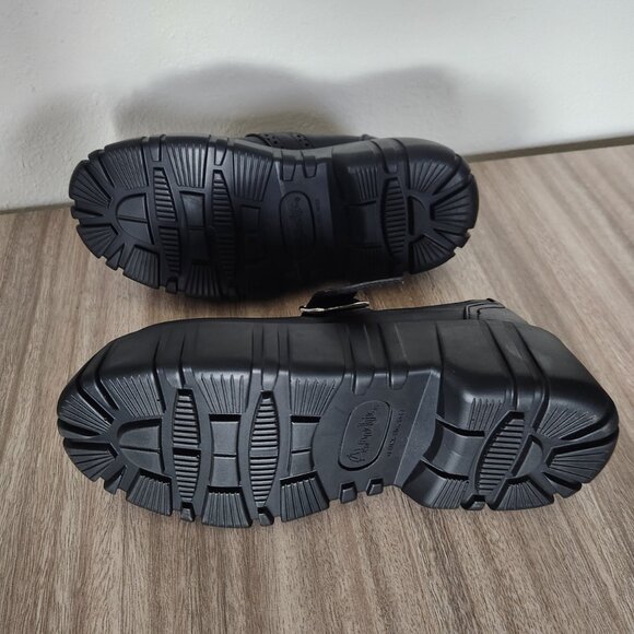 Black TUKskin™ T-Bar Anarchic Airship Brogue - Picture 6 of 6